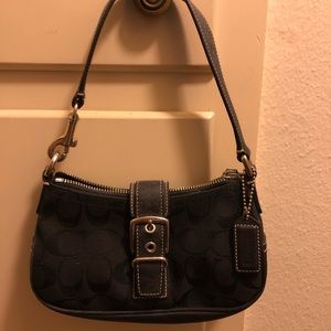 Two small vintage coach bags